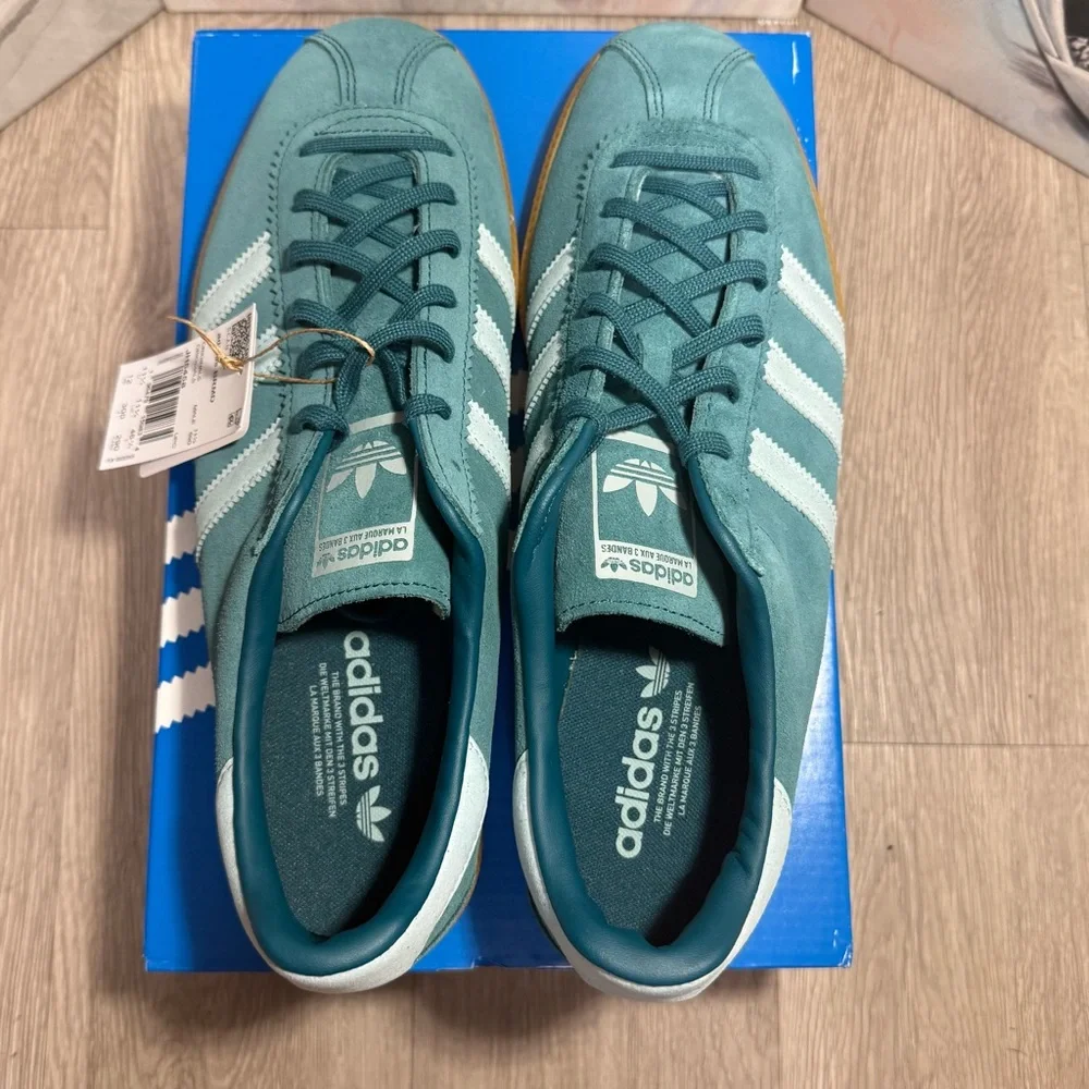 Adidas BRMD Sneaker Shoes Mystery Green Suede Mens Size 10.5, 12, New - Picture 10 of 11